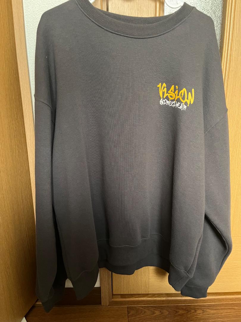 VISION STREET WEAR グレー スウェット M