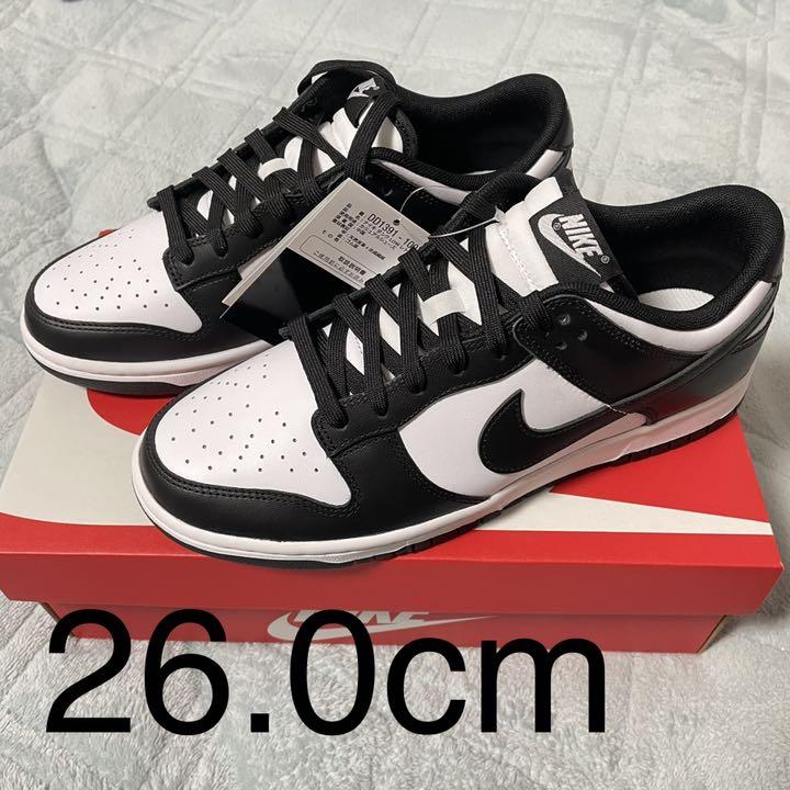 ブラック系,26cm早い者勝ち【新品未使用】NIKE DUNK ナイキ ダンクロー 【再入荷】 ダンクロー パンダ 26cm スニーカー