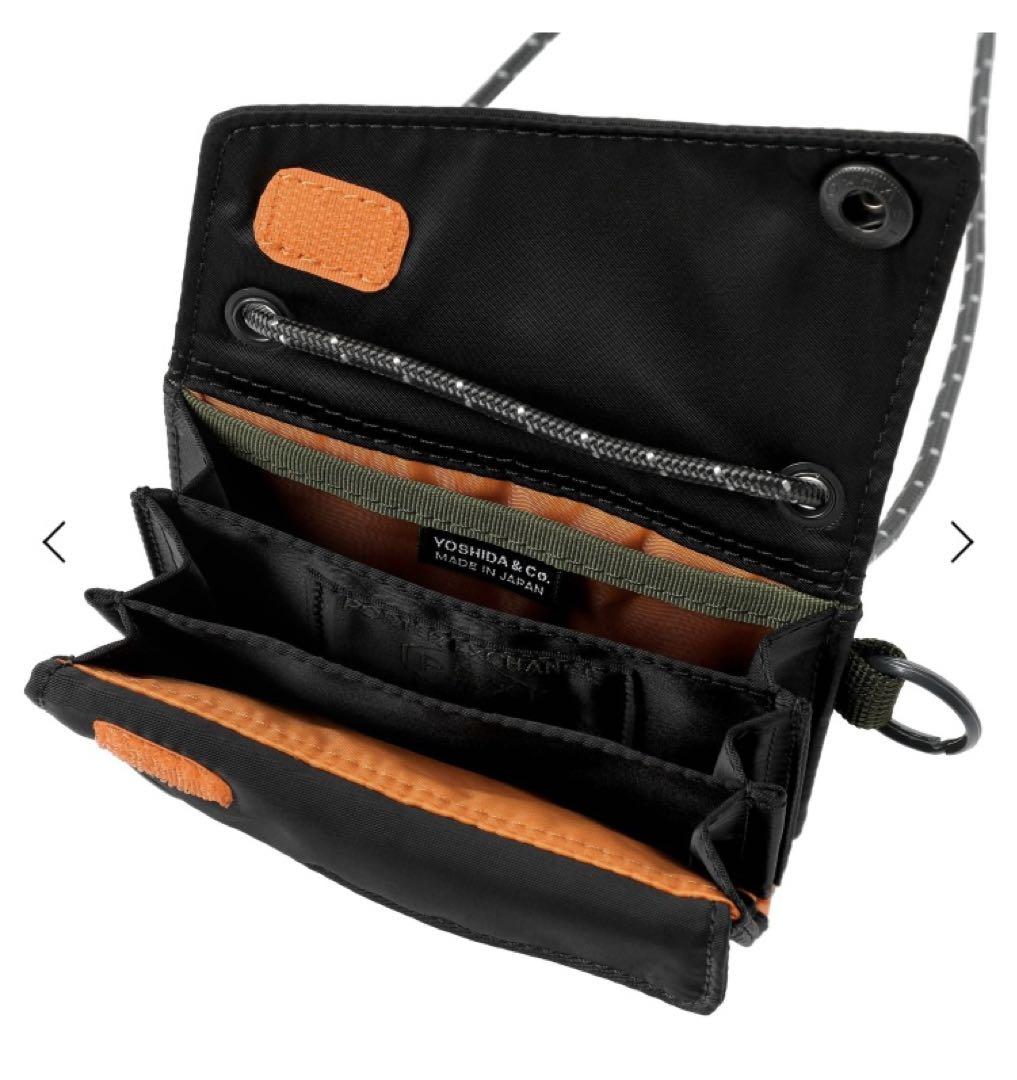 未使用級 ポーター PXタンカー スリングパース L 長財布 黒 ナイロン PX TANKER(PXタンカー) SLING PURSE(L) | 吉田カバン