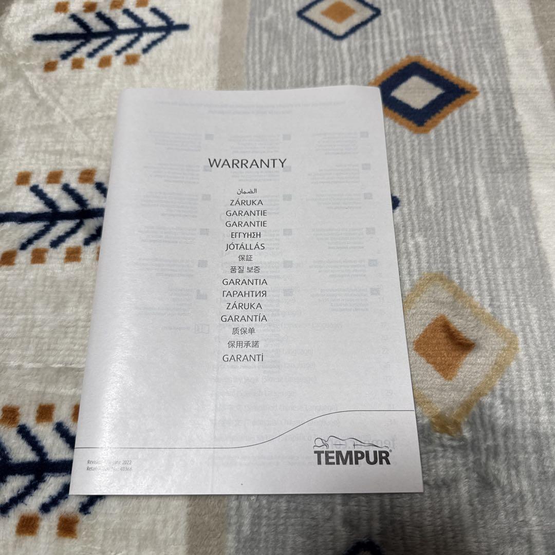 テンピュール(Tempur) 枕 まくら オリジナルピロー M高さ約10cm