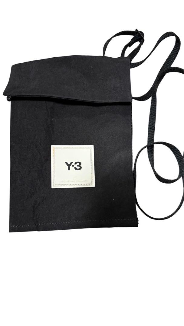 Y-3 ブラック メッシュショルダーバッグ