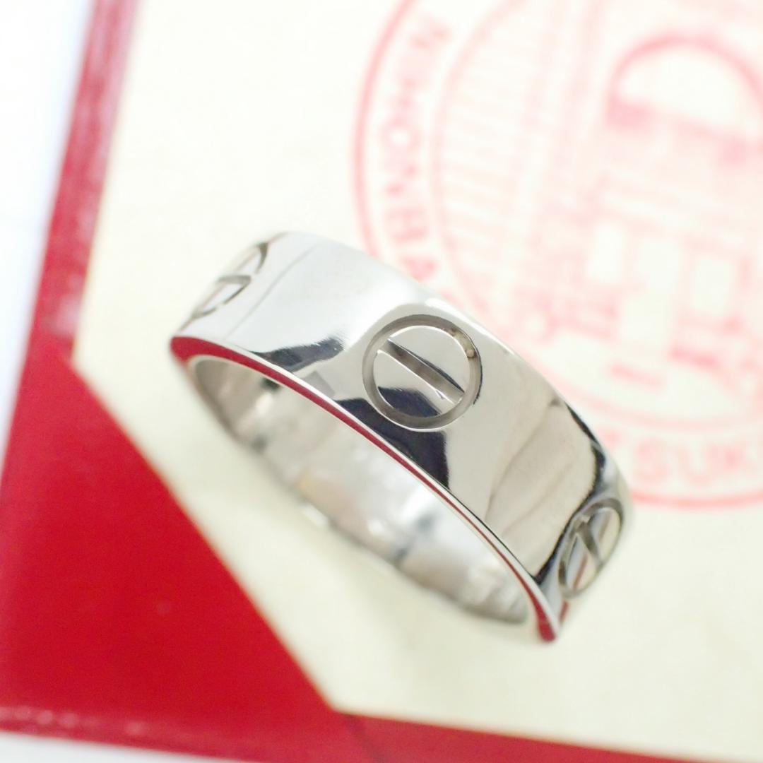 カルティエ Cartier K18WG ラブリング 51号 保証書 | kamed.az