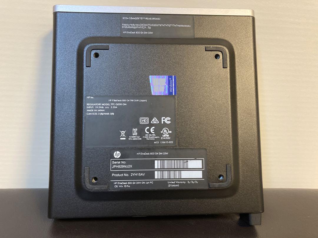 HP EliteDesk 800 G4 DM (i5/16GB/500GB) ⑤