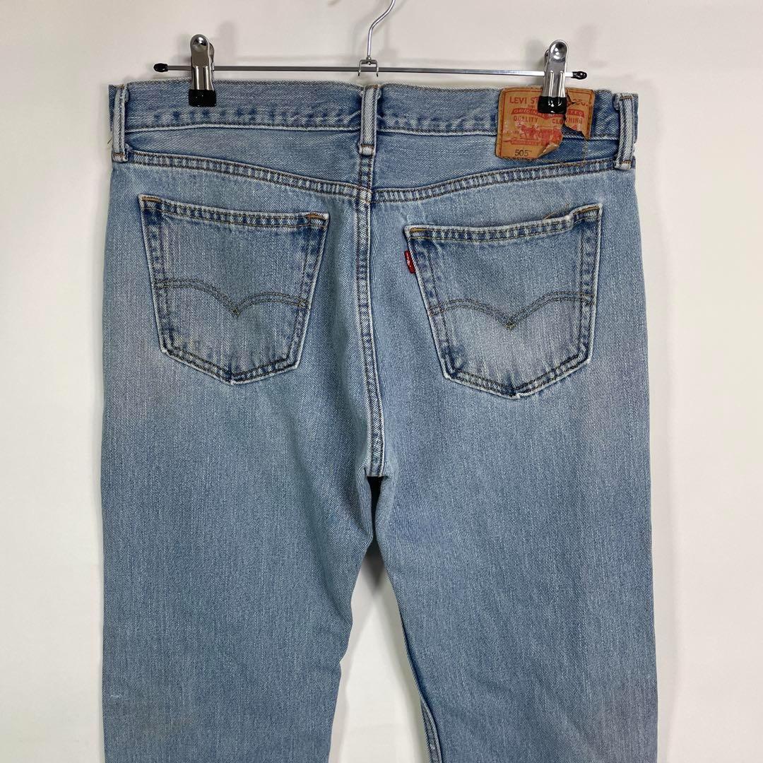 リーバイス505 ブルーデニム　ジーンズ　古着　W34 L32