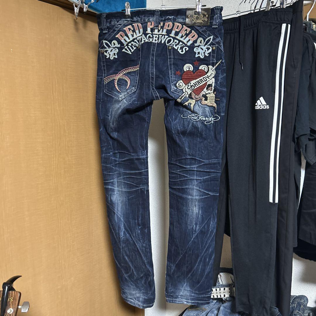 REDPEPPER ×ed hardy x semantic designデニム