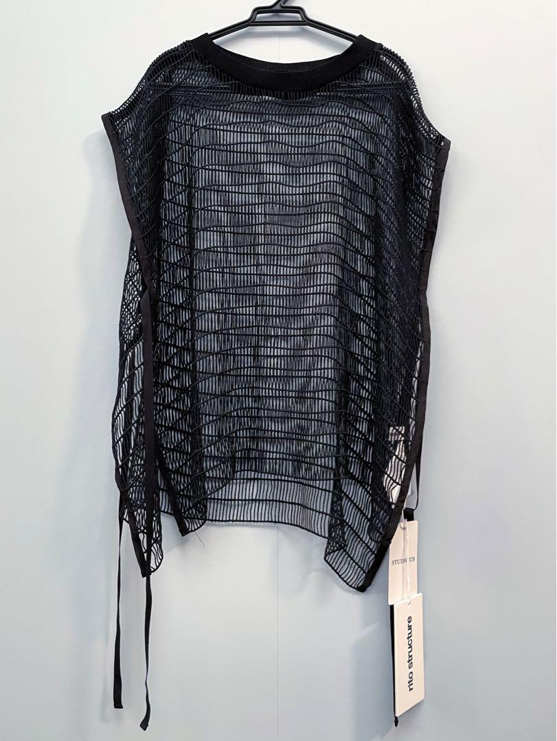 トップス rito structure embroidered lace top