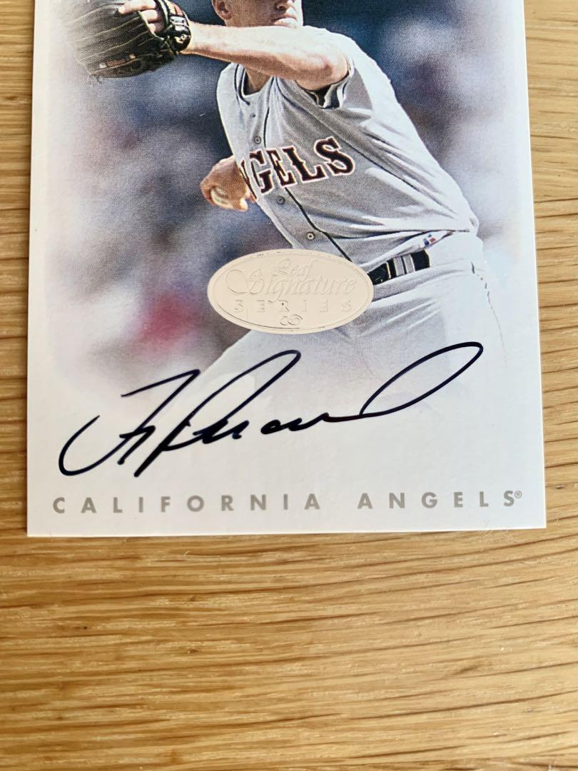 MLB CALエンゼルス トロイパーシバル auto 直筆サイン入りカード