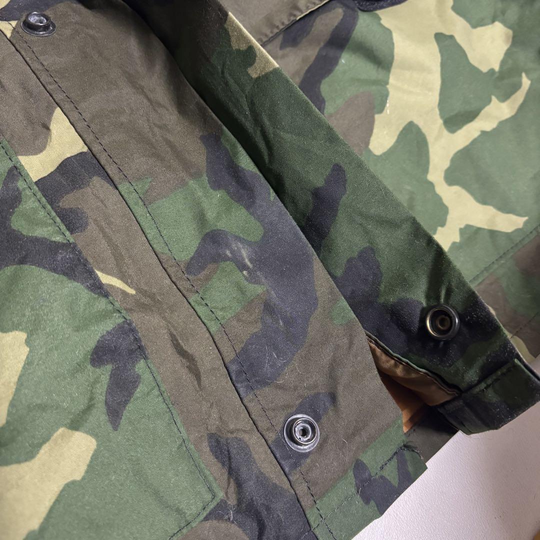 90s ウッドランドカモ ゴアテックス パーカー M 迷彩 ナイロン