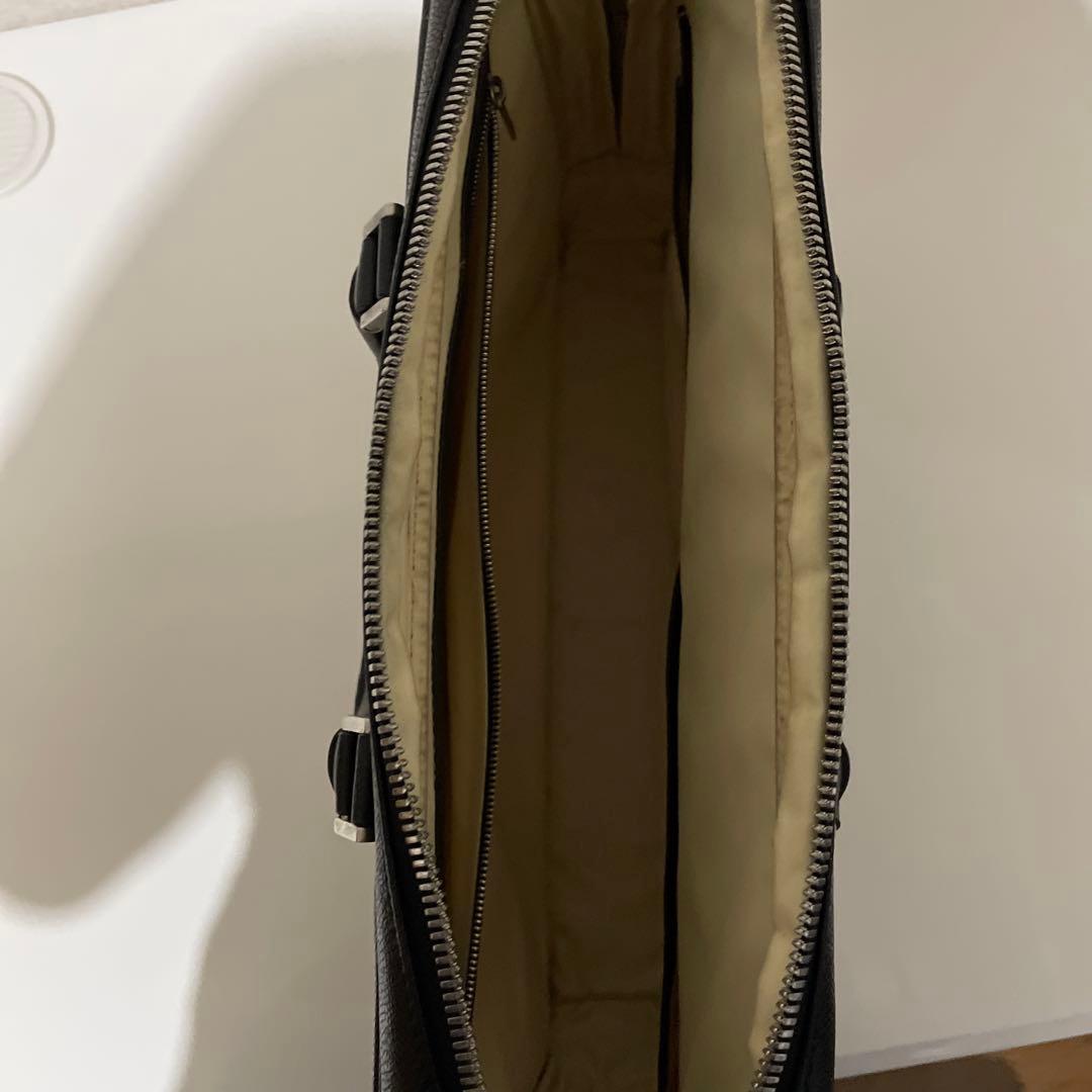 4年保証』 【イタリア製】Varextla レザー ブラック ビジネスバッグ