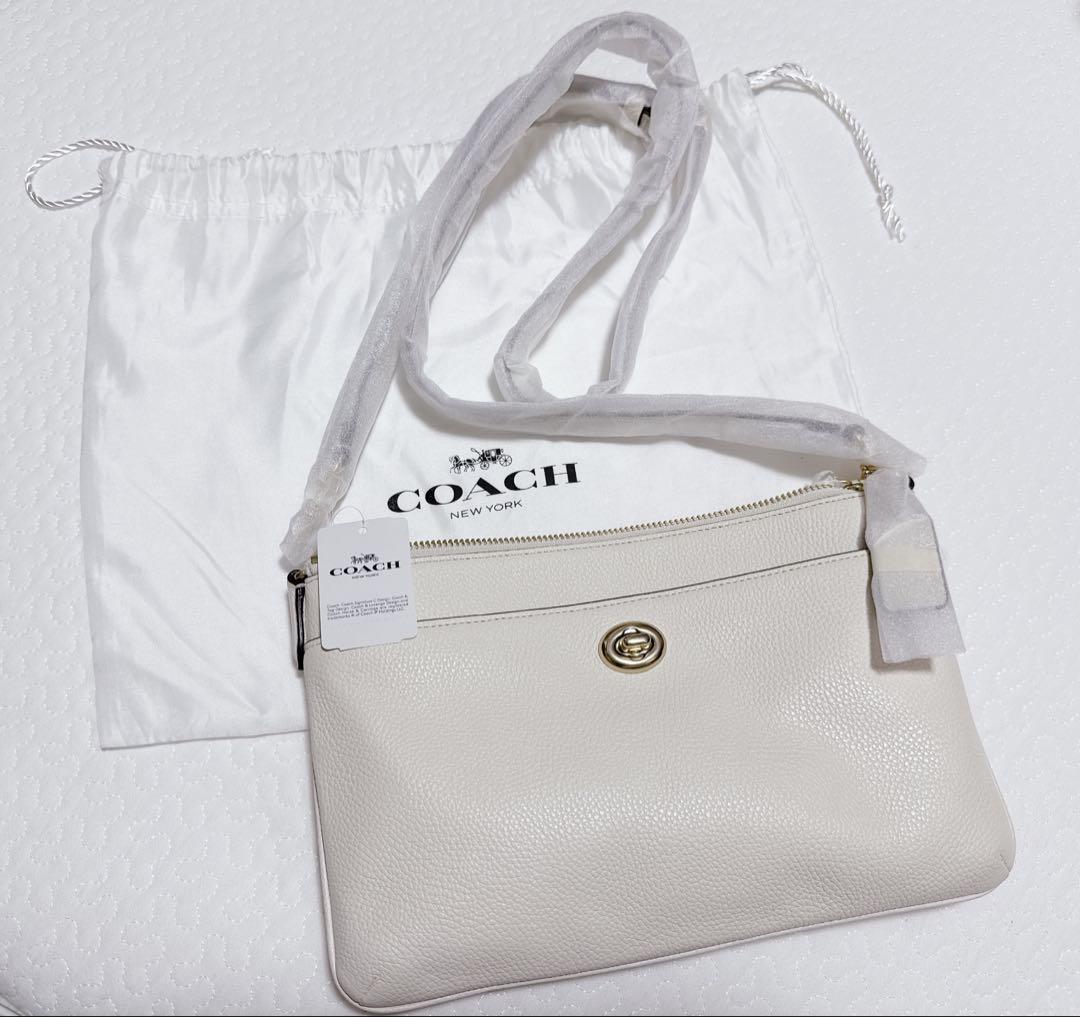 Amazon | COACH Naw ポリッシュペブルポリー クロスボディ US