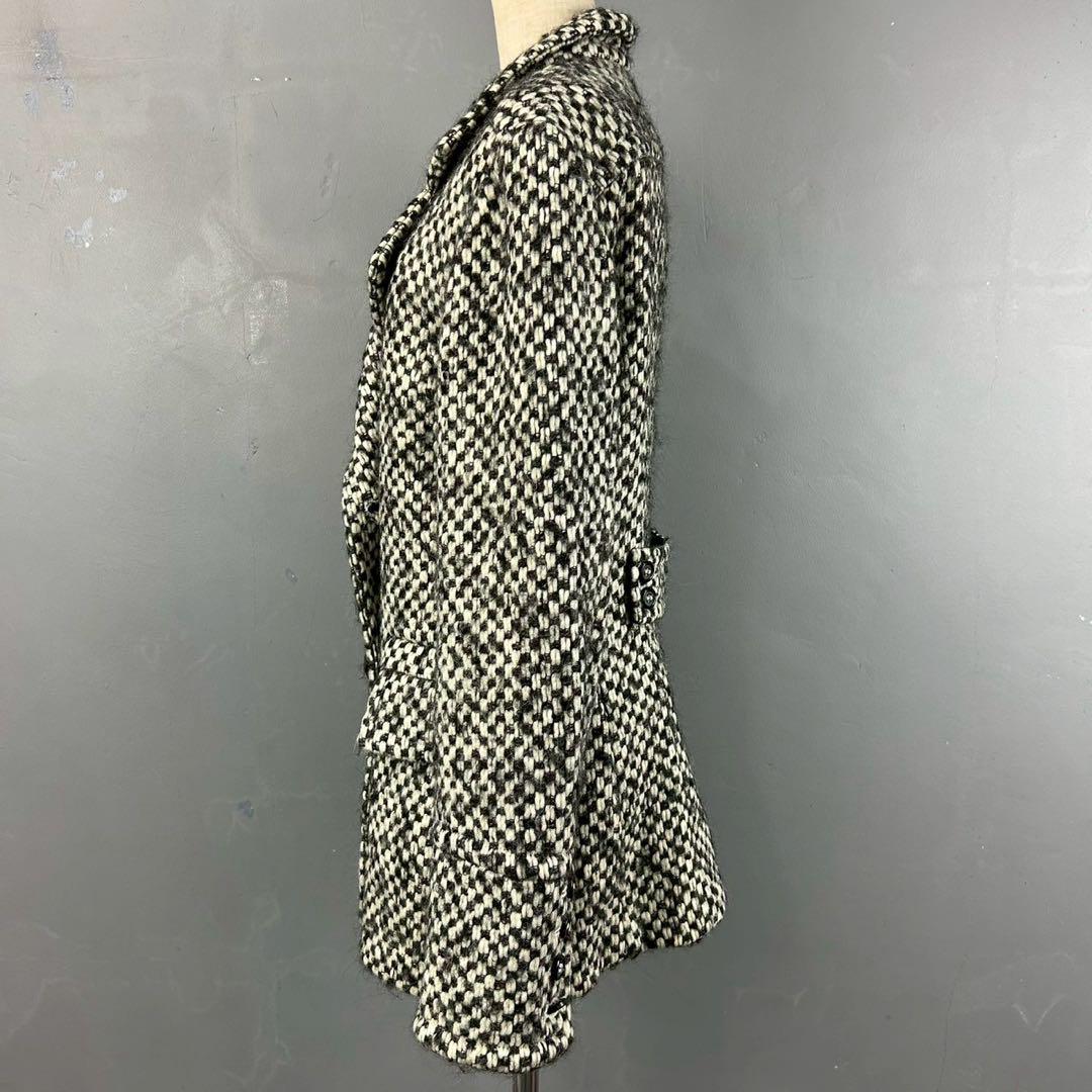 CARVEN アルパカ混ダブルブレストコート 36 RING JACKET アルパカ混ポロコート チェスターコート ダブルブレスト