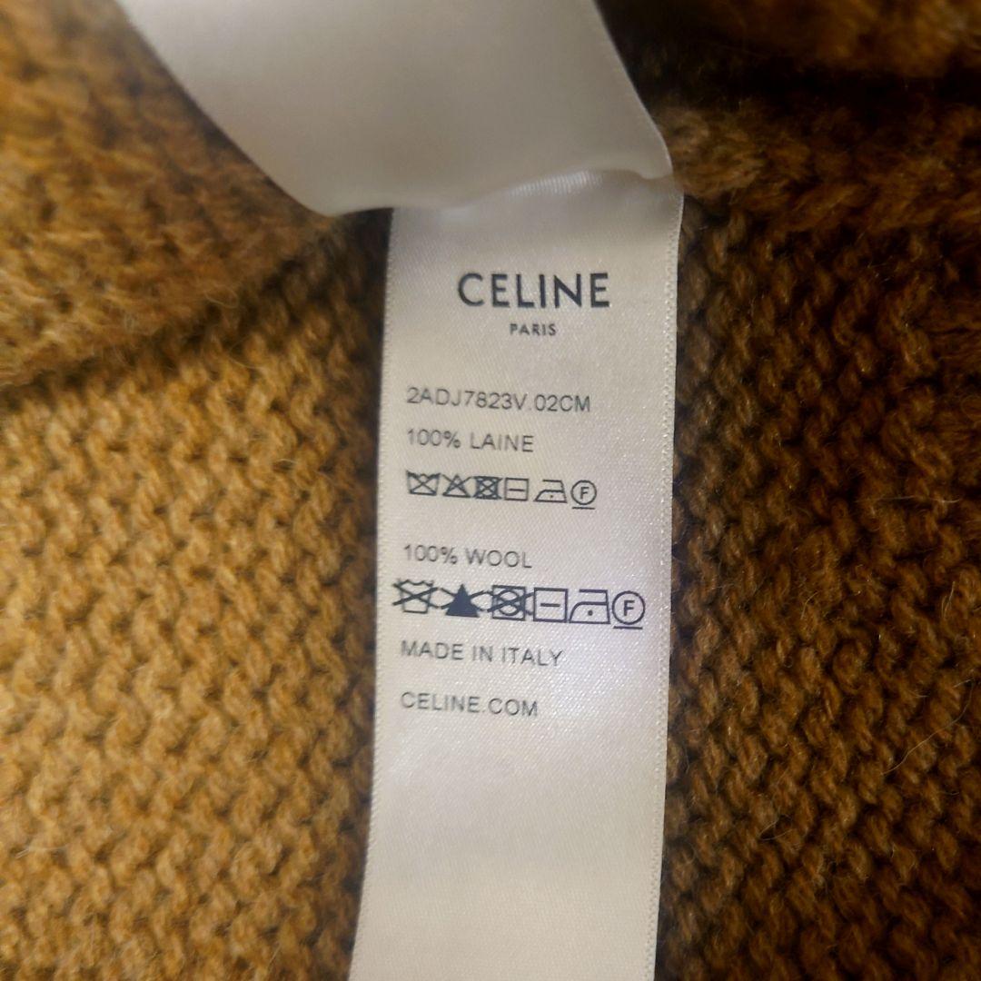 CELINE★トリオンフ ノルディック柄セーター S