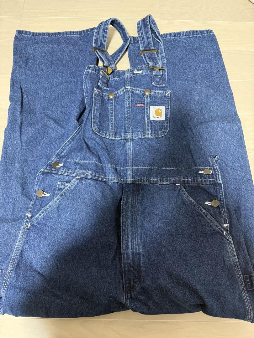 Carhartt デニムオーバーオール 34 x 32