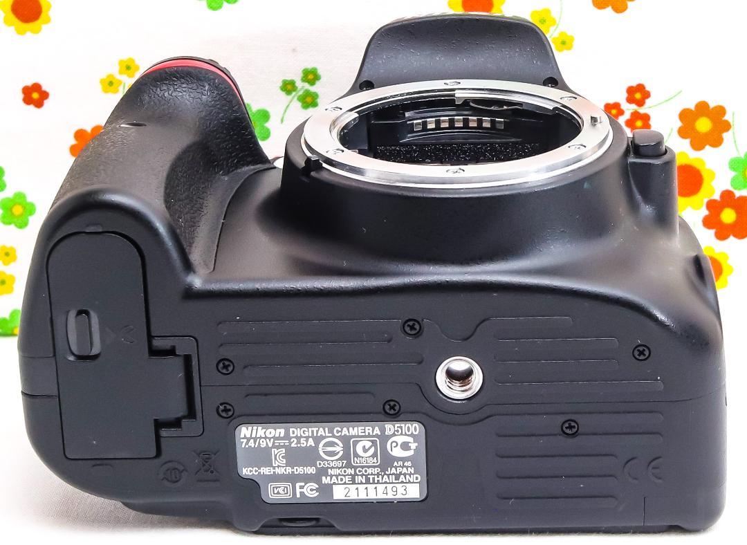 美品 ニコン Nikon D5100☆スマホに送れる！☆一眼レフ☆人気機種！ ニコン Nikon D5100☆スマホに送れる！☆一眼レフ☆人気機種