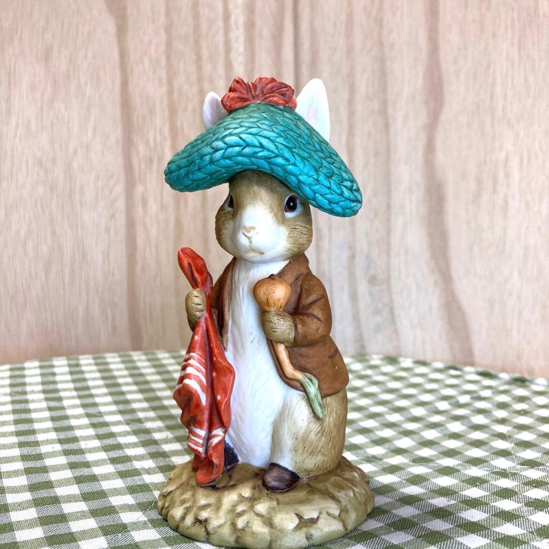 訳あり ピーターラビット フィギュリン KATO KOGEI ベンジャミンバニー