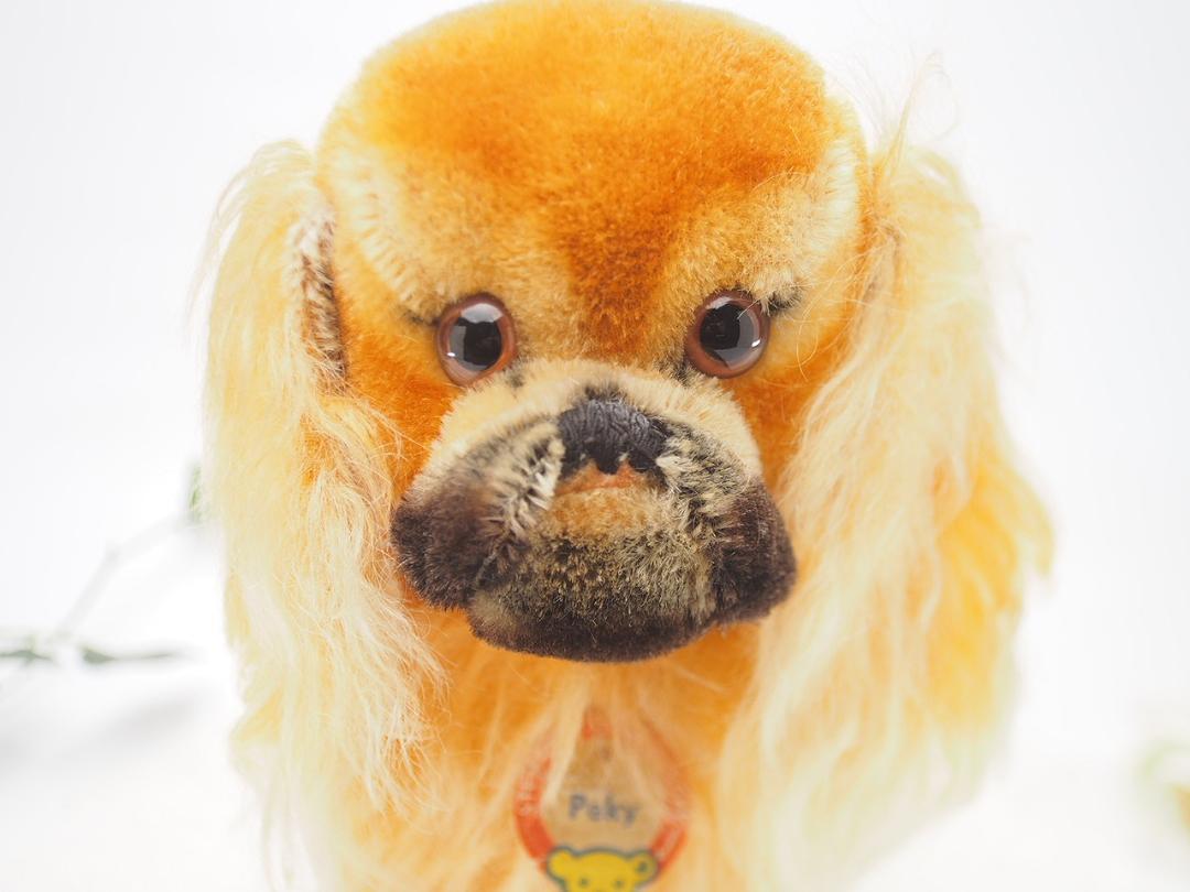 シュタイフ★Pekinese Peky 22cm★ペキニーズのペキー/犬/イヌ