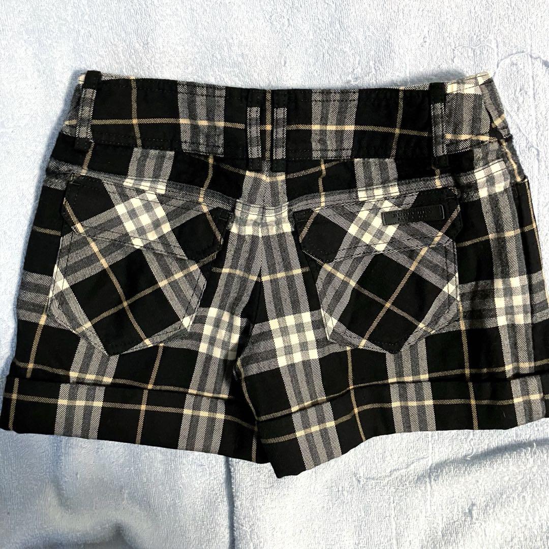 半額以下で買えるクーポン特集 素敵なデザイン❗️】BURBERRY ノバチェック柄 黒 ショート パンツ