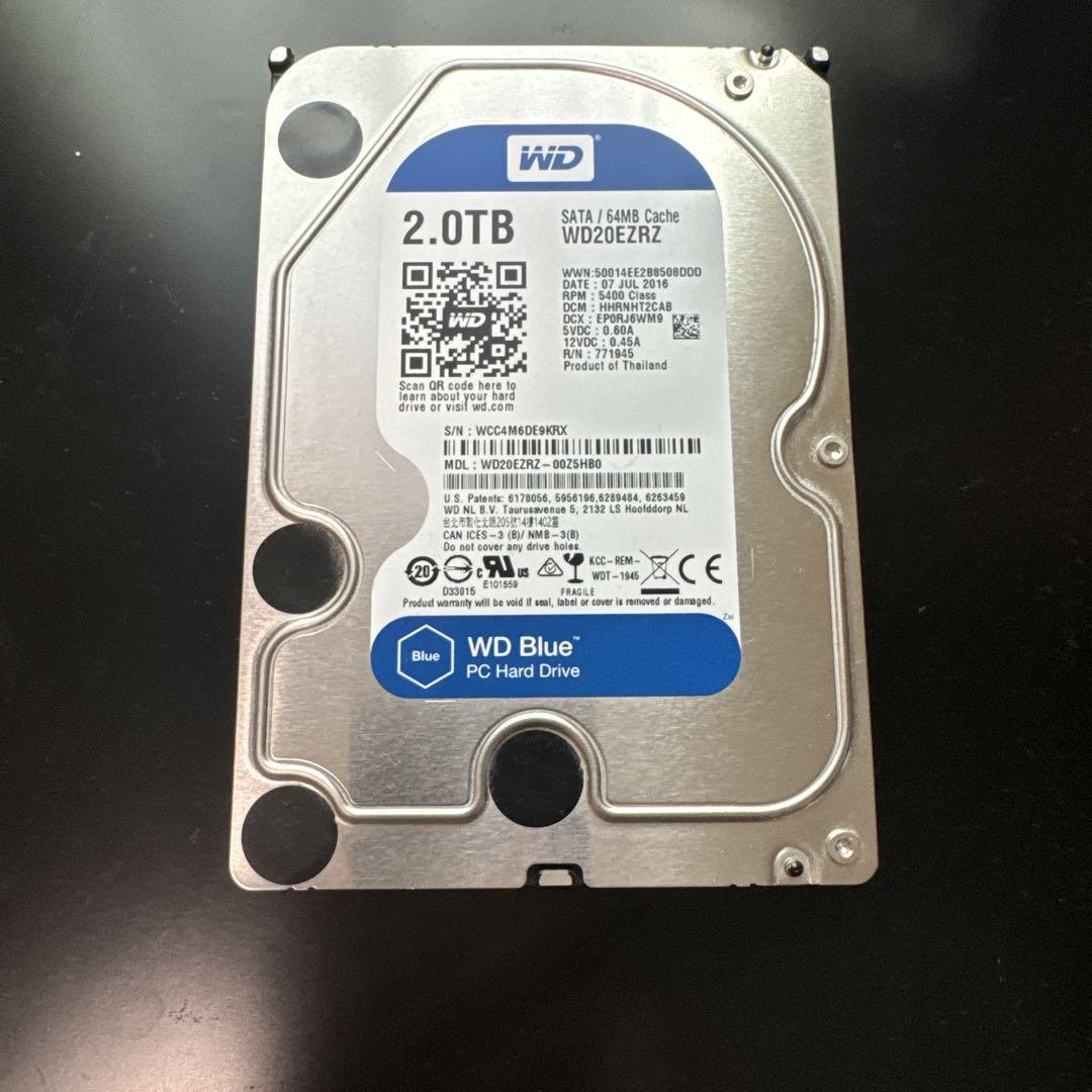 HDD WD Blue 2.0TB 3.0TB セット