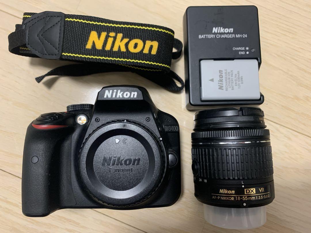 「大人気 新入荷 新品」に該当するファッション通販 Nikon D3400 一眼レフカメラセット デジタルカメラ