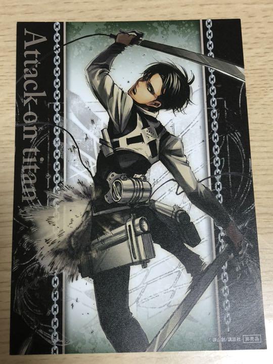 メルカリ 進撃の巨人 リヴァイ イラストカード 300 中古や未使用のフリマ メルカリ 進撃の巨人 リヴァイ イラストカード 300 中古や未使用のフリマ