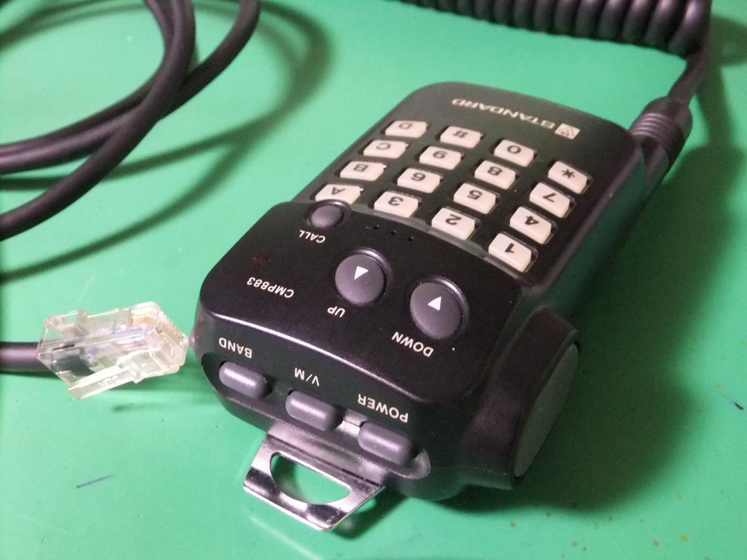 ☆スタンダード　C5900専用DTMFハンドマイク　CMP883（現状渡し）☆