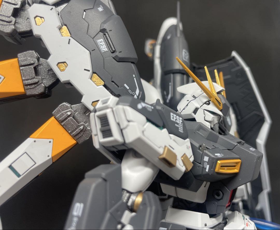 ガンプラ 完成品 RG Hi-νガンダム 全塗装