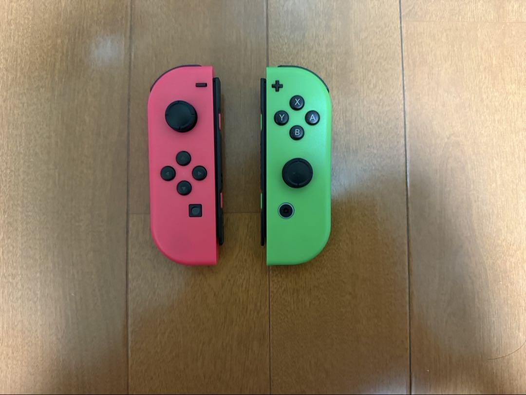 Nintendo Switch ジョイコン ピンク/グリーン - メルカリ