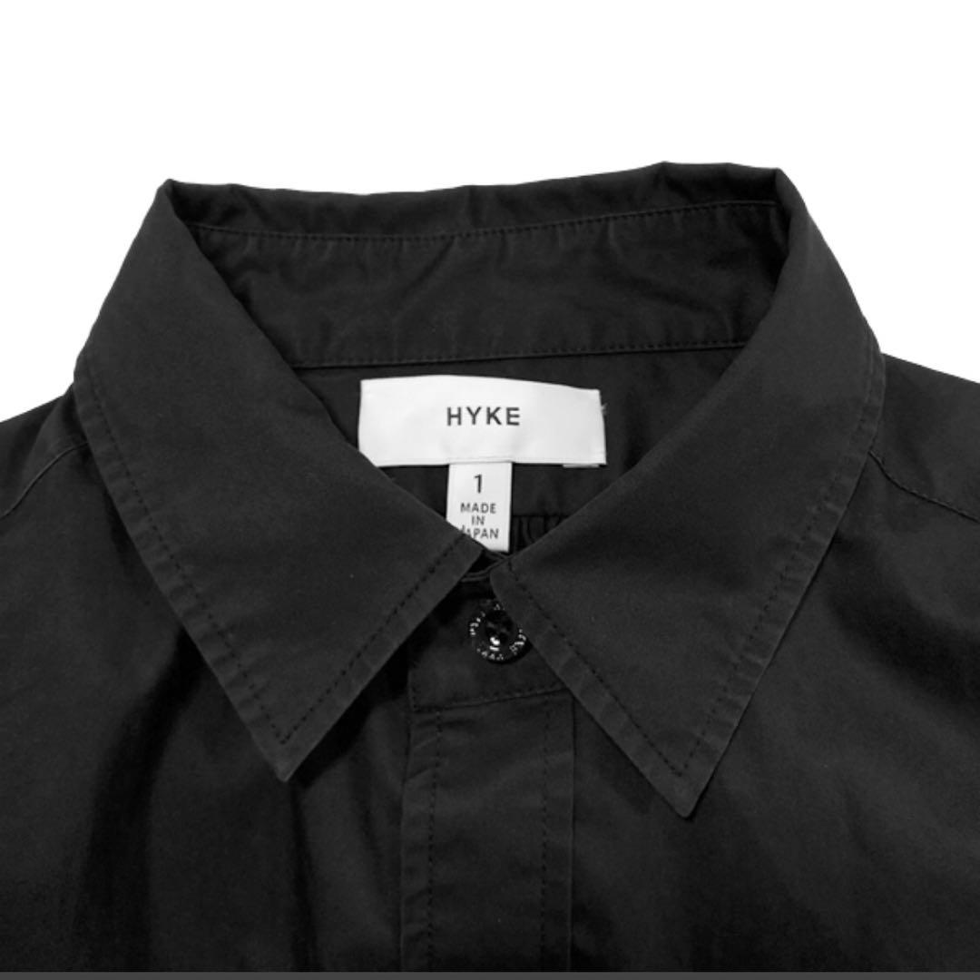 HYKE パワーショルダーオーバーシャツ HYKEハイク】パワーショルダーシャツPOWER SHOULDER SHIRT