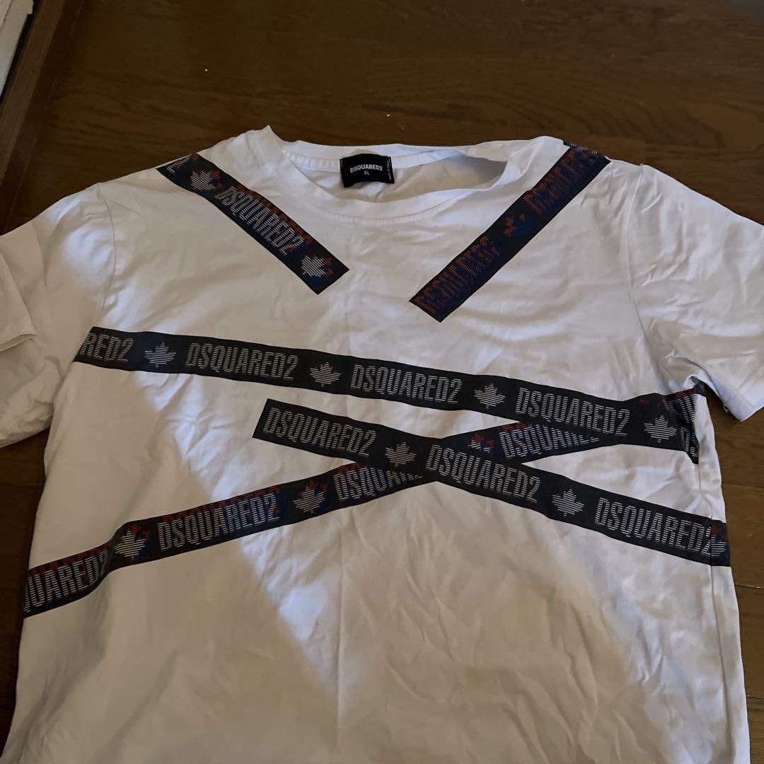 DSQUARED2 ホワイト Tシャツ