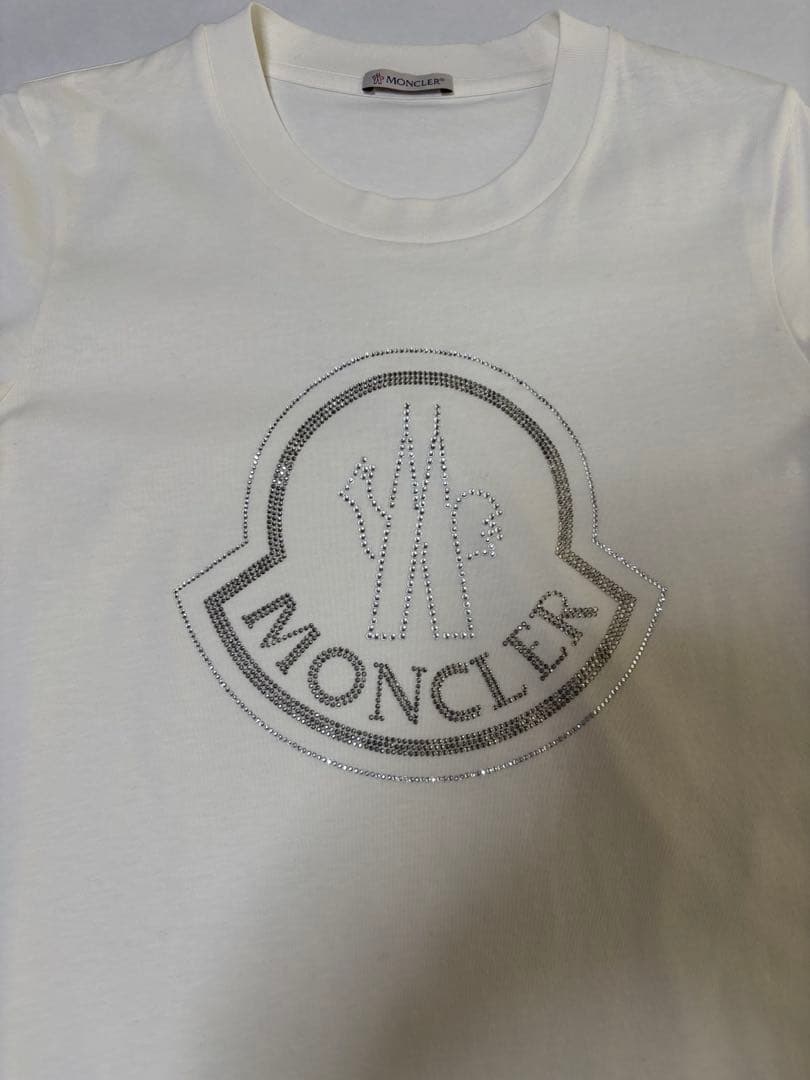 MONCLER ホワイト Tシャツ　S