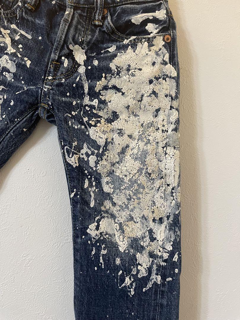 DENIM&DUNGAREE  ペンキ　デニム　美品　１００