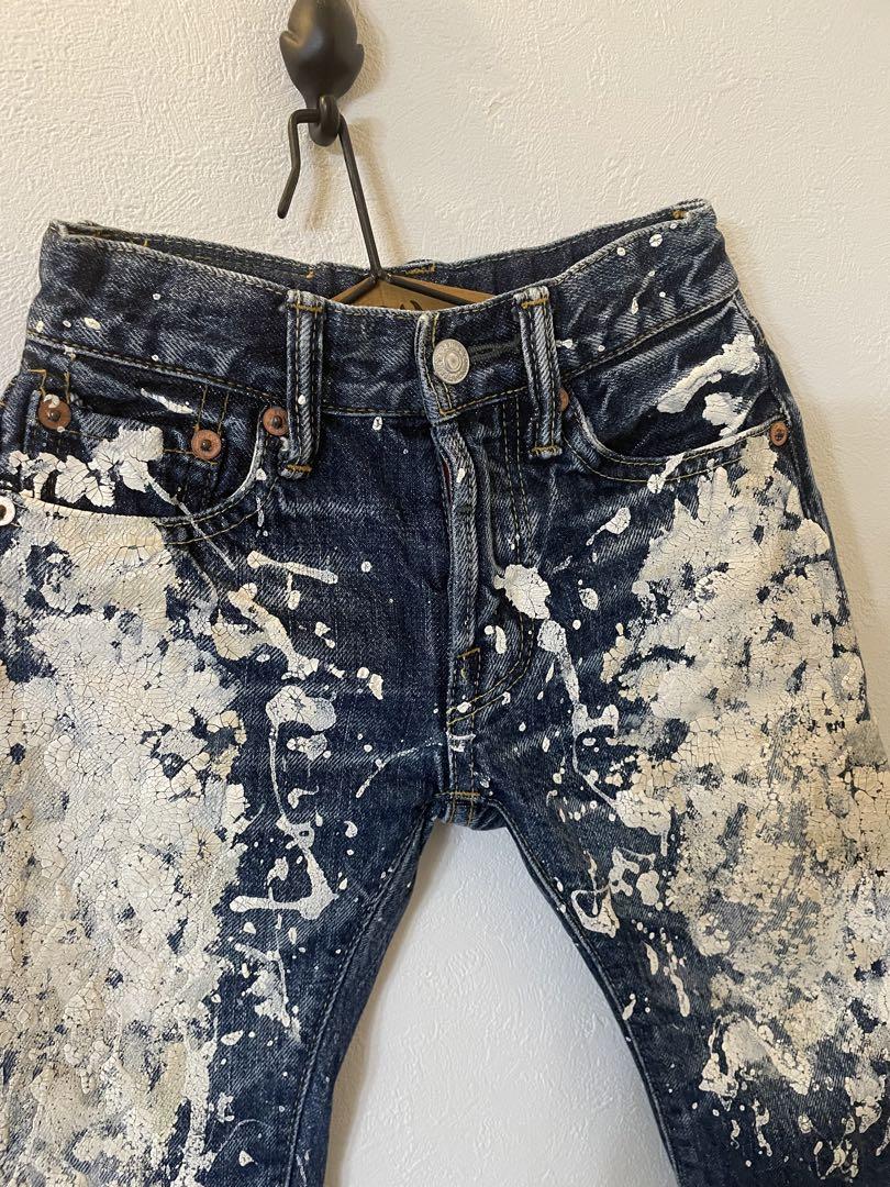 DENIM&DUNGAREE  ペンキ　デニム　美品　１００