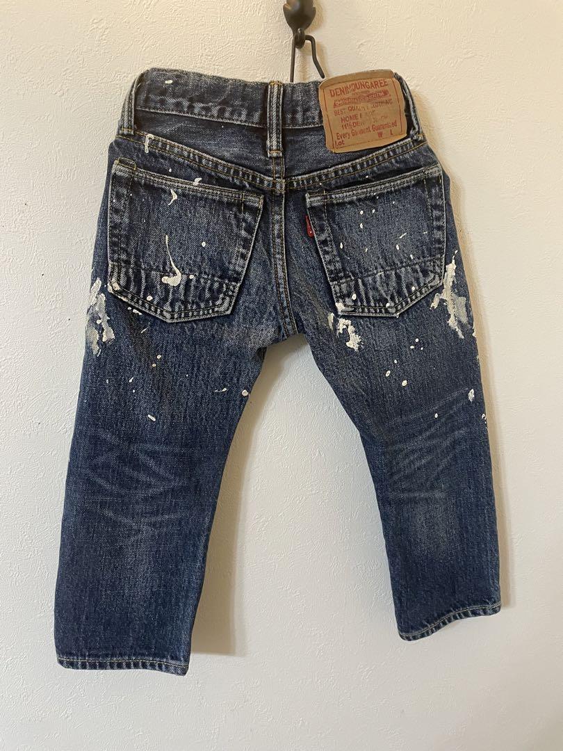 DENIM&DUNGAREE  ペンキ　デニム　美品　１００