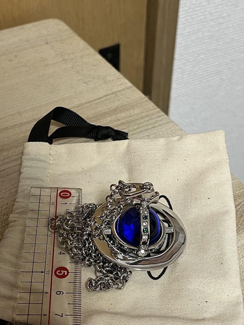 Vivienne Westwood スモールオーブ ネックレス ブルー