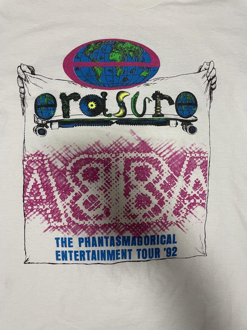 店舗良い 90s USA製 ERASURE ヴィンテージtシャツ バンドtシャツ トップス