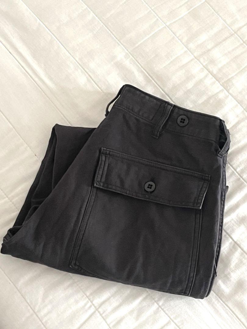 EG WORKADAY xs ブラック　黒　ファティーグパンツ