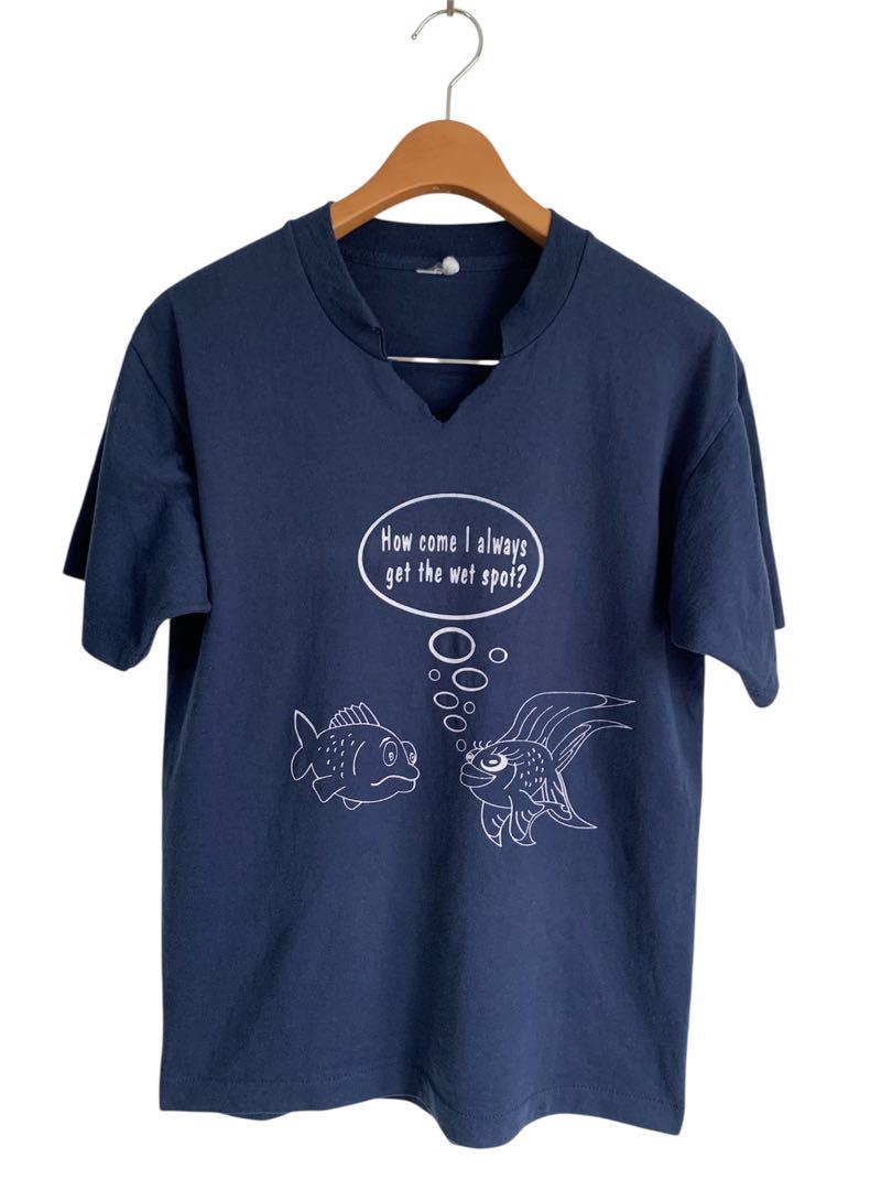 90s ヴィンテージ Tシャツoriginal design V-neck