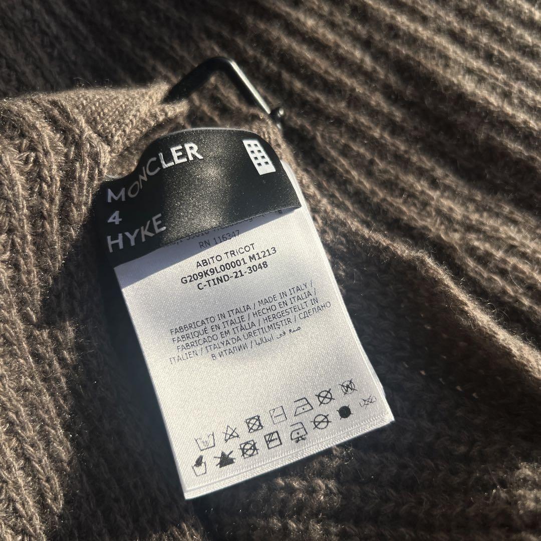 MONCLER 4 HYKE M NO SLEEVE KNIT ニットワンピース MONCLER 4 HYKE M NO SLEEVE KNIT ニットワンピース
