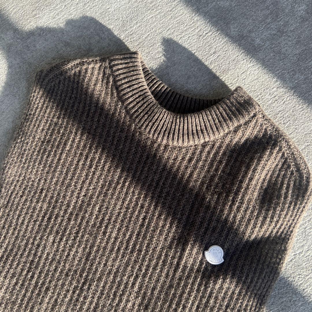 MONCLER 4 HYKE M NO SLEEVE KNIT ニットワンピース MONCLER 4 HYKE M NO SLEEVE KNIT ニットワンピース