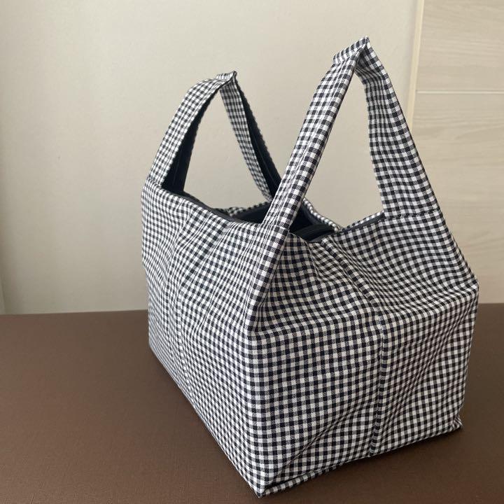 エコバッグ♡撥水加工 コンパクト ハンドメイド 折りたたみ チェック マイバッグ - メルカリ エコバッグ♡撥水加工 コンパクト ハンドメイド 折りたたみ チェック マイバッグ - メルカリ