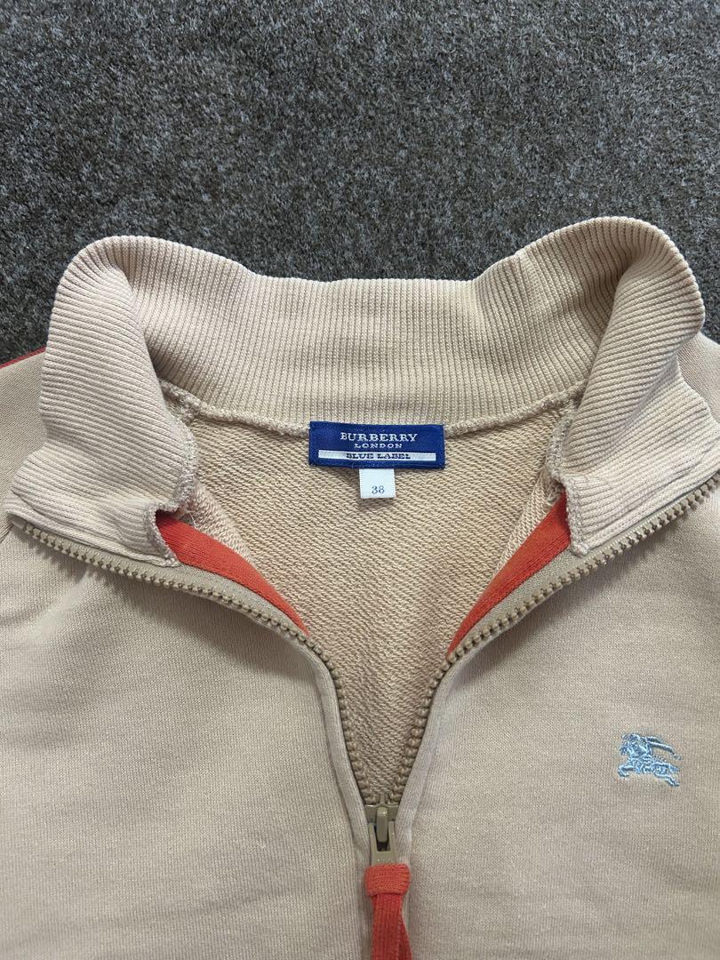 burberry ジップアップカットソー