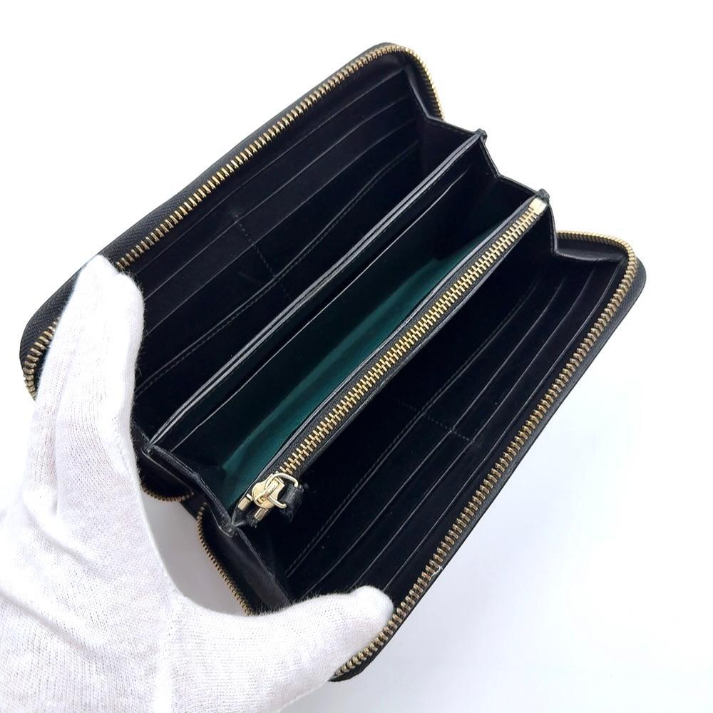 ✨美品✨ ブルガリ セルペンティ フォーエバー レザー ネイビー 長財布 ✨美品✨ ブルガリ セルペンティ フォーエバー レザー ネイビー