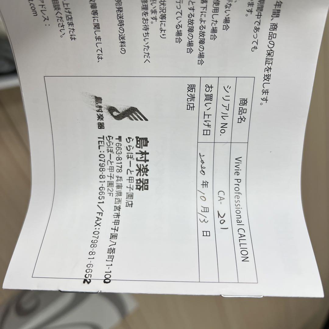 【生産終了品】vivie CALLION overdrive