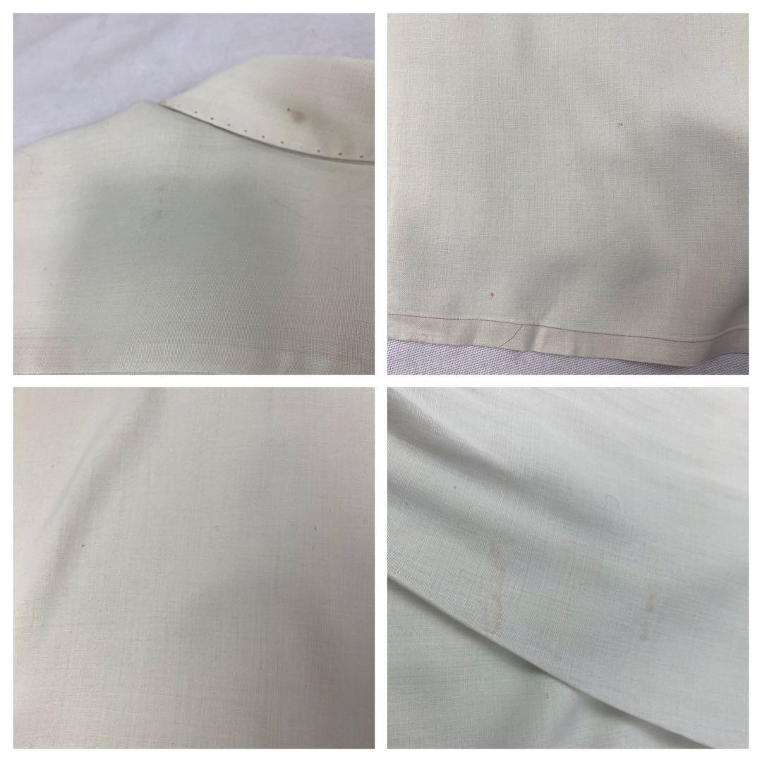 50s ビンテージ Mannattan マンハッタン レーヨンシャツ クリーム 50s ビンテージ Mannattan マンハッタン レーヨンシャツ クリーム