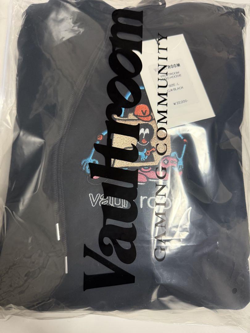 VAULTROOM LOGO HOODIE / BLK Lサイズ