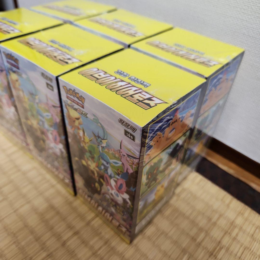 ポケモンカードゲーム イーブイヒーローズ 韓国版 6BOX ポケモンカードゲーム イーブイヒーローズ 韓国版 6BOX