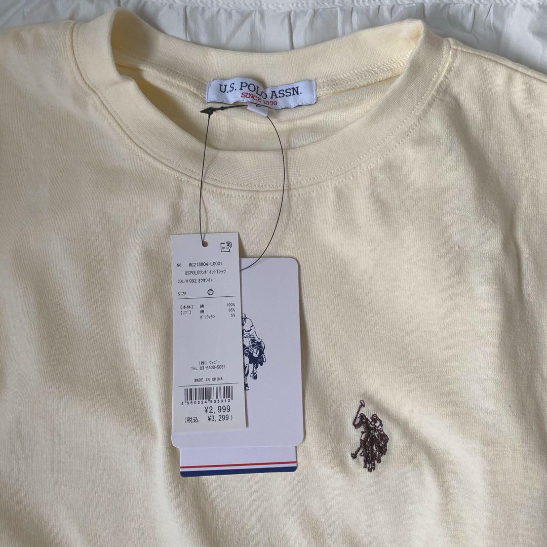 高い品質 新品】U.S. POLO ASSN. ロゴ刺繍 Tシャツ 男女兼用 Fサイズ バッグ