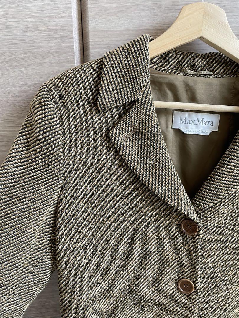 限定出品】MaxMara テーラードジャケット ベージュ系