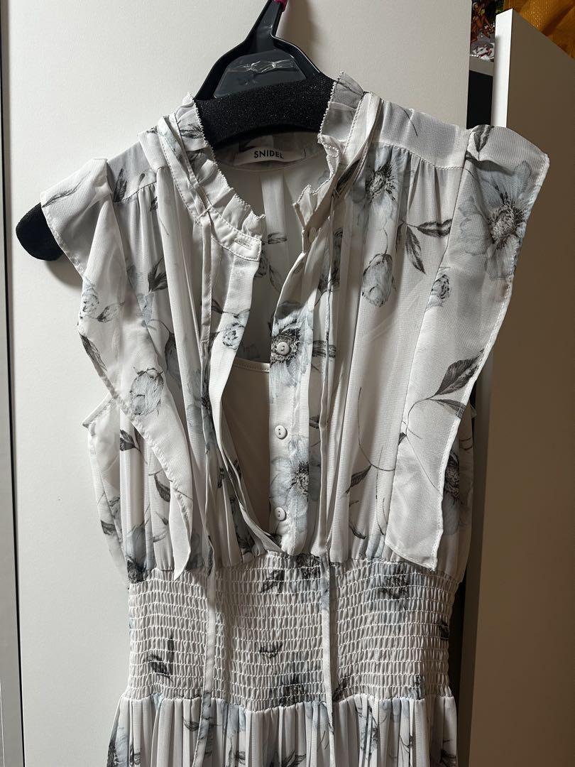 SNIDEL Sustainable20周年プリントワンピース R 1サイズ