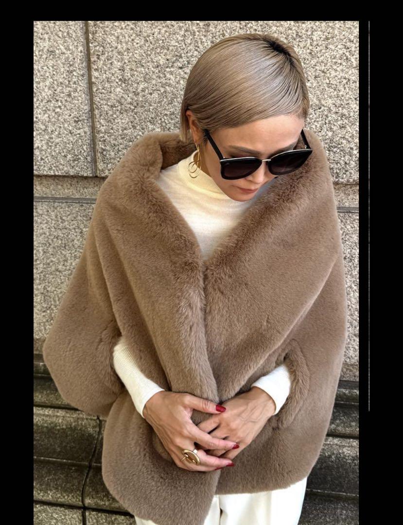 JENNE ジェンヌ　リッチボリュームファーケープ　新品